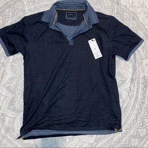 Men’s polo Denim and Flower